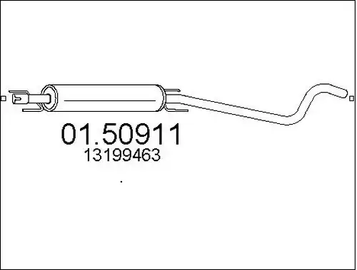 средно гърне MTS 01.50911