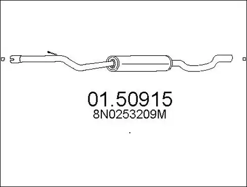 средно гърне MTS 01.50915