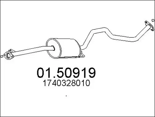 средно гърне MTS 01.50919