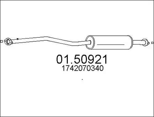 средно гърне MTS 01.50921