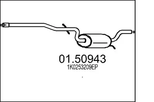 крайно гърне MTS 01.50943