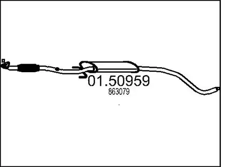 средно гърне MTS 01.50959