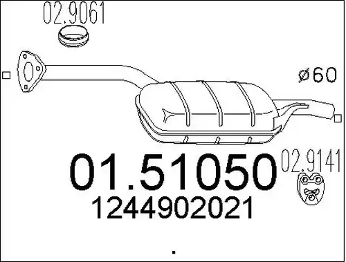 средно гърне MTS 01.51050