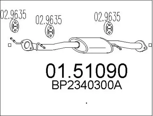 средно гърне MTS 01.51090