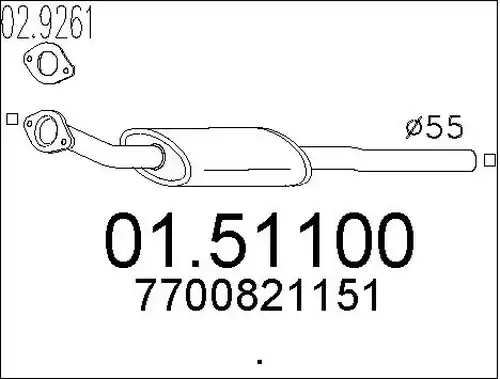 средно гърне MTS 01.51100