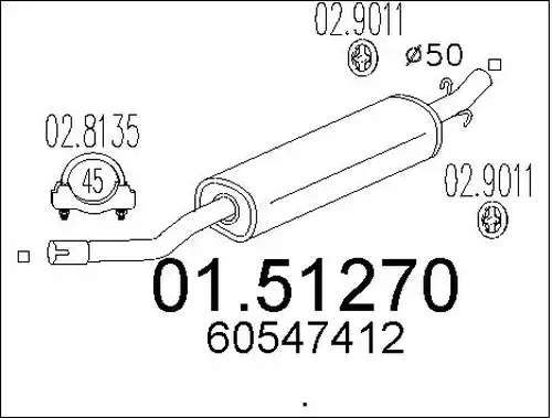 средно гърне MTS 01.51270