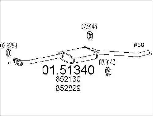 средно гърне MTS 01.51340