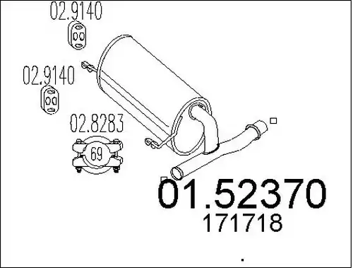 средно гърне MTS 01.52370