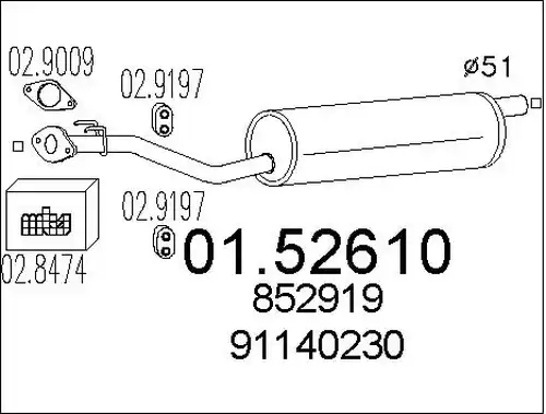 средно гърне MTS 01.52610