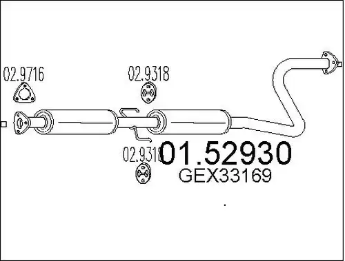 средно гърне MTS 01.52930