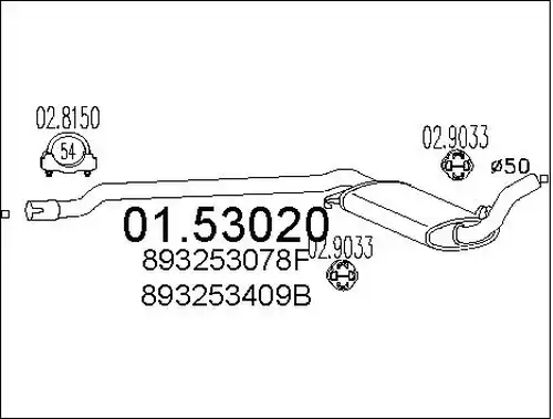 средно гърне MTS 01.53020