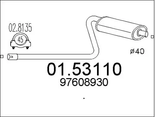 средно гърне MTS 01.53110