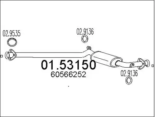 средно гърне MTS 01.53150