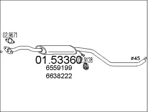 средно гърне MTS 01.53360