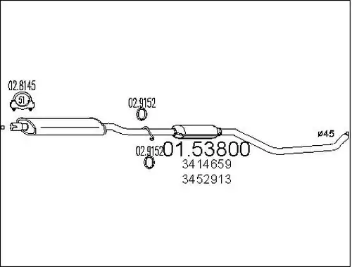 средно гърне MTS 01.53800