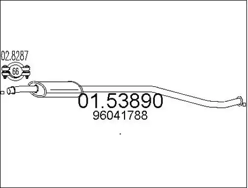 средно гърне MTS 01.53890