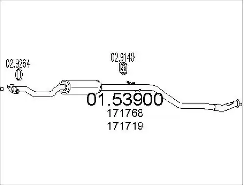 средно гърне MTS 01.53900