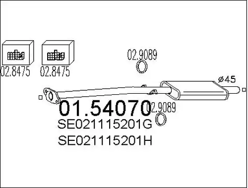 средно гърне MTS 01.54070