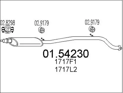 средно гърне MTS 01.54230