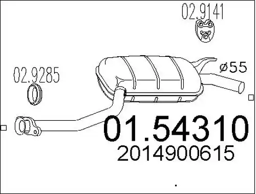 средно гърне MTS 01.54310