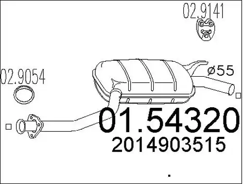 средно гърне MTS 01.54320