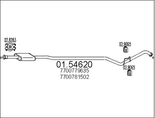 средно гърне MTS 01.54620