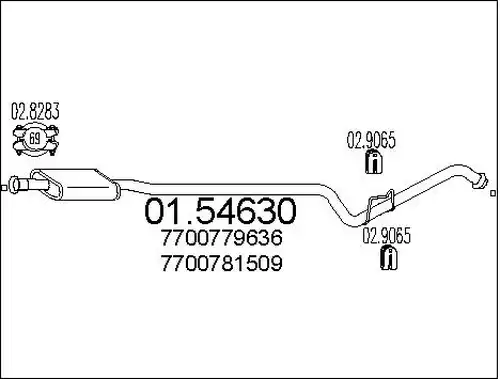 средно гърне MTS 01.54630