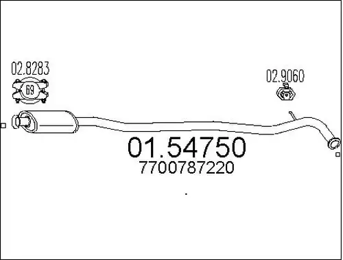 средно гърне MTS 01.54750