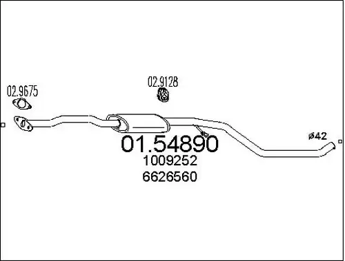 средно гърне MTS 01.54890