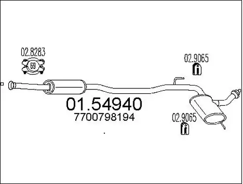 средно гърне MTS 01.54940