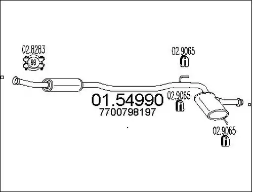 средно гърне MTS 01.54990