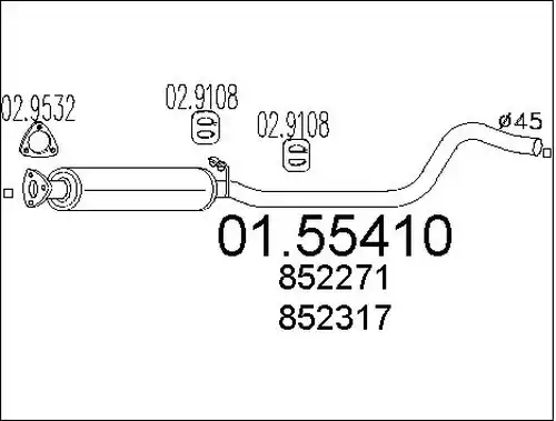 средно гърне MTS 01.55410