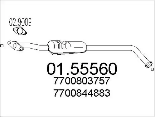 средно гърне MTS 01.55560