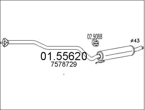 средно гърне MTS 01.55620