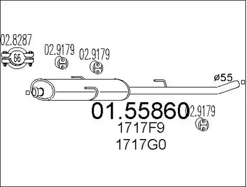 средно гърне MTS 01.55860