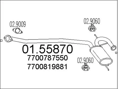 средно гърне MTS 01.55870