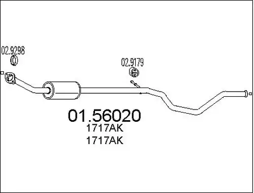 средно гърне MTS 01.56020