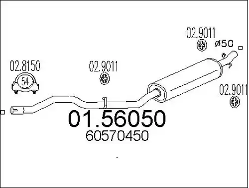 средно гърне MTS 01.56050