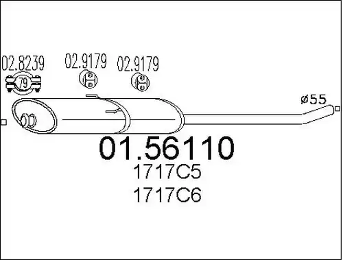 средно гърне MTS 01.56110