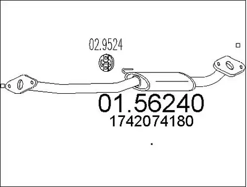 средно гърне MTS 01.56240