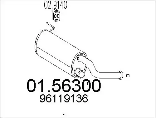 средно гърне MTS 01.56300