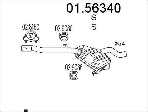 средно гърне MTS 01.56340