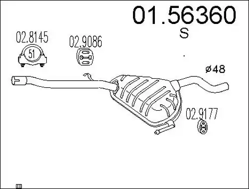 средно гърне MTS 01.56360