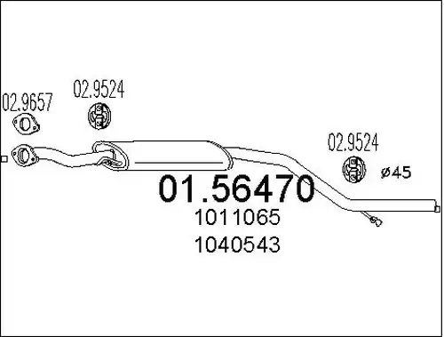 средно гърне MTS 01.56470