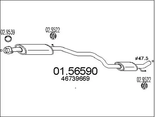 средно гърне MTS 01.56590