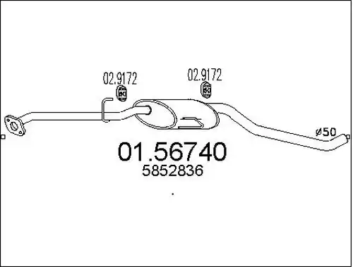 средно гърне MTS 01.56740