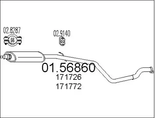 средно гърне MTS 01.56860