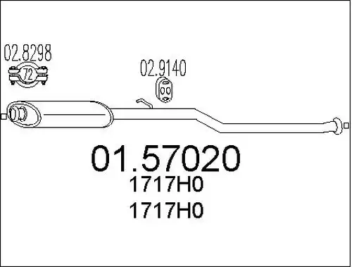 средно гърне MTS 01.57020