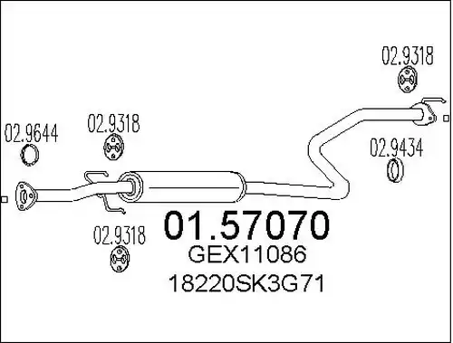 средно гърне MTS 01.57070