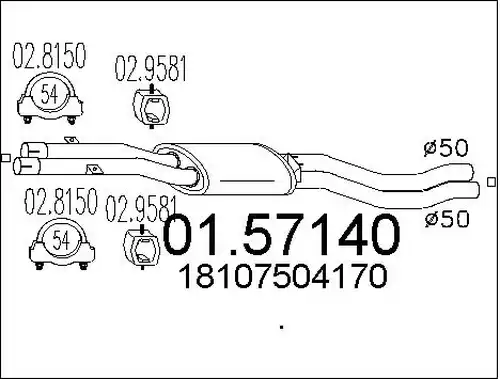 средно гърне MTS 01.57140